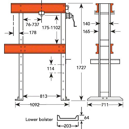 POWERTEAM PRESS, 25 TON CE-VERSION - Buy Any Tool - Image 3