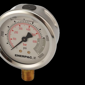 Enerpac Gauge, 63 mm Face, Glycerine Filled, 700 bar - Buy Any Tool